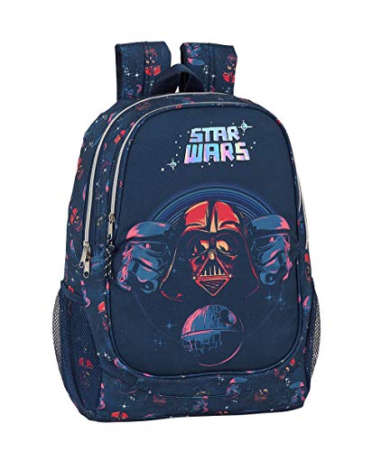 safta 612001665 Mochila Grande Adaptable a Carro Star Wars, Multicolor