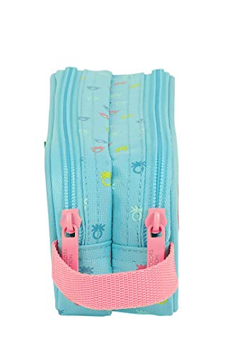 Safta 812075513 Estuche portatodo Doble Benetton