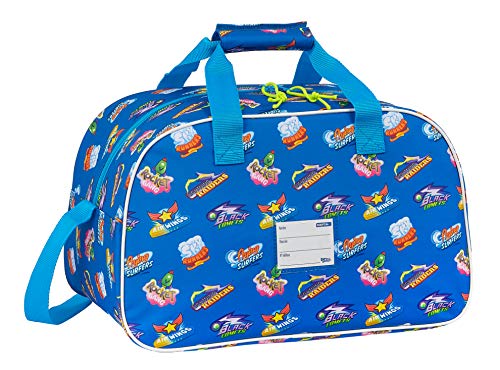 safta Bolsa de Deporte de Superzings Serie 5, 400 x 230 x 240 mm, Color Azul