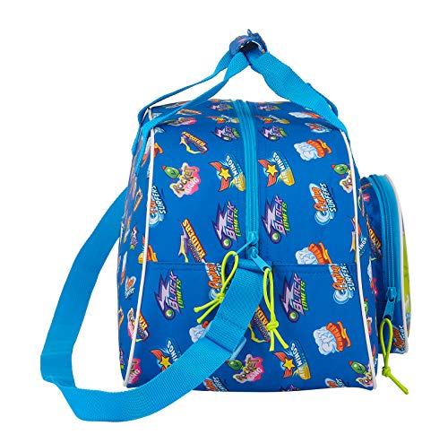 safta Bolsa de Deporte de Superzings Serie 5, 400 x 230 x 240 mm, Color Azul