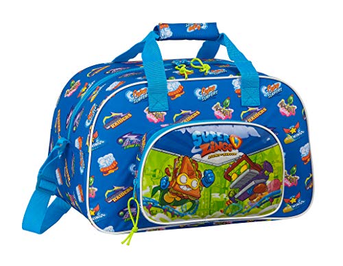 safta Bolsa de Deporte de Superzings Serie 5, 400 x 230 x 240 mm, Color Azul