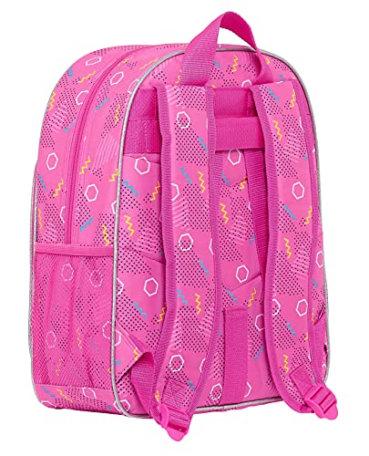 Safta Mochila Escolar Junior de Lol Surprise! Art Club, 320x120x380 mm, Rosa Fucsia