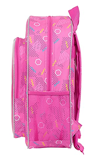 Safta Mochila Escolar Junior de Lol Surprise! Art Club, 320x120x380 mm, Rosa Fucsia