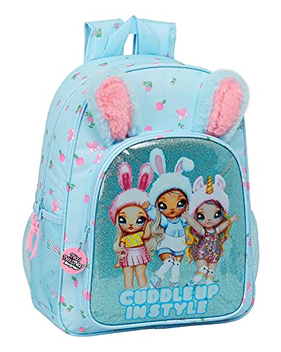 Safta Mochila Escolar Niños de Nanana, 330x140x420 mm, Azul Claro