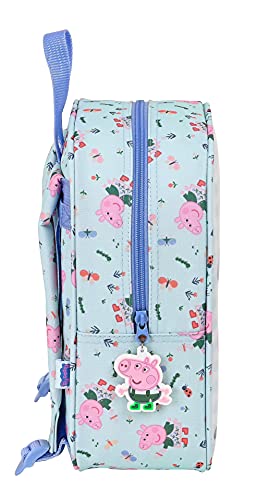 Safta Mochila Infantil de Peppa Pig Urban Farmer, 220x100x270 mm, Azul Claro/Multicolor