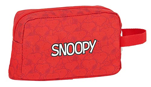 Safta Porta Desayunos Termo Térmica de Snoopy, 215x65x120mm, rojo, m