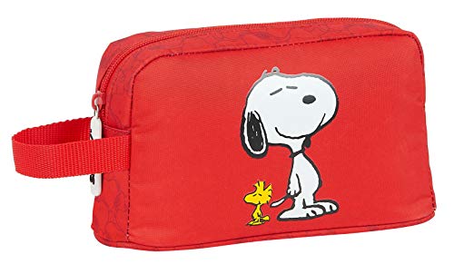 Safta Porta Desayunos Termo Térmica de Snoopy, 215x65x120mm, rojo, m