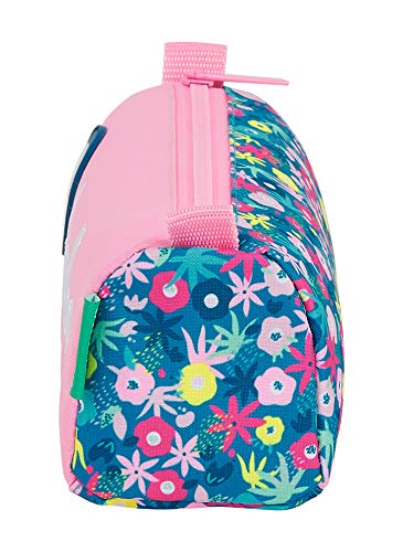 safta Portatodo con cremallera y compartimiento de Benetton Blooming, 210x70x80mm, rosa/multicolor, M