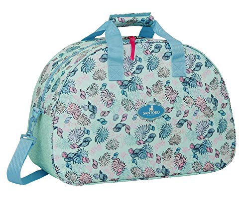 Safta Santoro Bolsa de Deporte Mirabelle Marina, 480x210x330mm, azul/verde, M (M219)