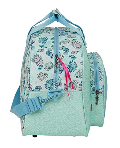 Safta Santoro Bolsa de Deporte Mirabelle Marina, 480x210x330mm, azul/verde, M (M219)