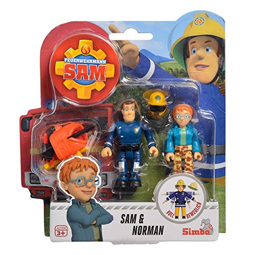 Sam, el bombero Norman & Sam Conjunto de Figuras | Fireman Sam | Simba Toys