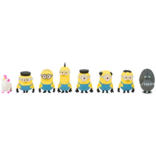 Sambro- Despicable Minions Pack de 8 Puzzles Goma, Color Amarillo (MIN13-6341)