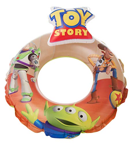 Sambro DTS-3395 - Flotador con Efecto 3D, Aprox. 50 cm, diseño de Toy Story con Woody y Buzz Lightyear para niños de 3 a 6 años, con válvula de Seguridad, Ideal para Piscina, Playa y Piscina