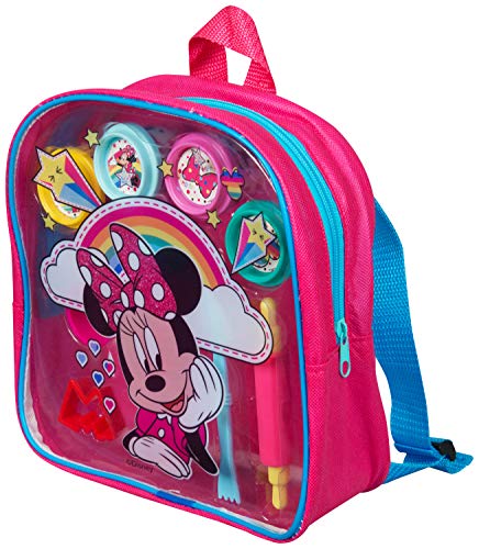 Sambro Mochila con Relleno de Masa de Minnie Mouse, Creativa y Divertida para niños, Multicolor