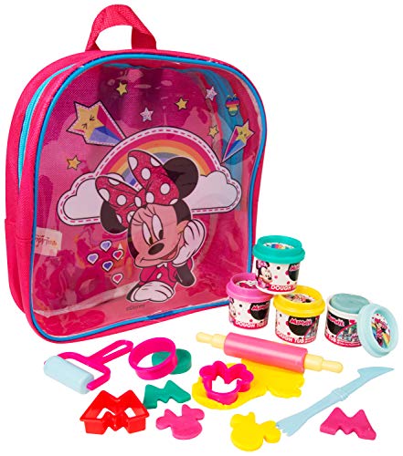 Sambro Mochila con Relleno de Masa de Minnie Mouse, Creativa y Divertida para niños, Multicolor