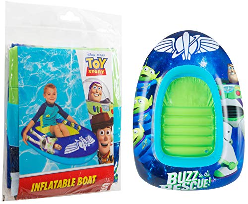 Sambro- Outdoor Swimming Buzz Lightyear diseño Inflable de la Nave Espacial niños Piscina Dingy/Bote/Tumbona, Color con Woody, Jessie (Disney Toy Story 4