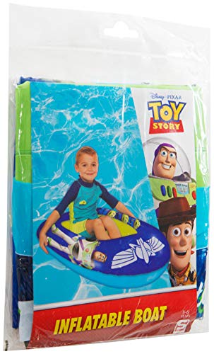 Sambro- Outdoor Swimming Buzz Lightyear diseño Inflable de la Nave Espacial niños Piscina Dingy/Bote/Tumbona, Color con Woody, Jessie (Disney Toy Story 4