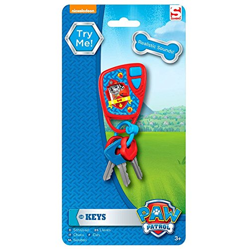 Sambro- Paw Patrol Llaves con Sonidos, Color Azul/Rojo (3053PWP)