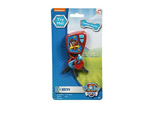 Sambro- Paw Patrol Llaves con Sonidos, Color Azul/Rojo (3053PWP)