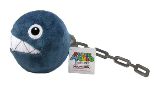 Sanei Officially Licensed Super Mario Plush 5 "Chain Chomp