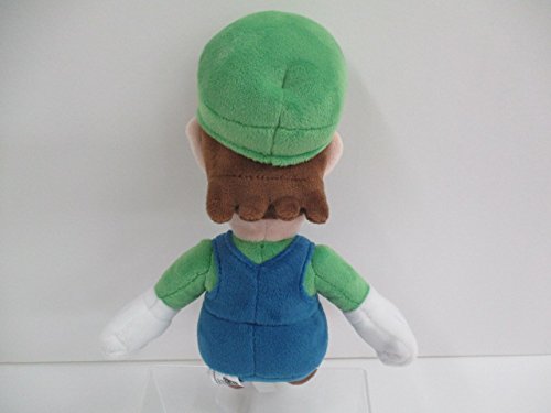 Sanei Super Mario AC02 All Star Collection Luigi Felpa de 25,4 cm, tamaño pequeño