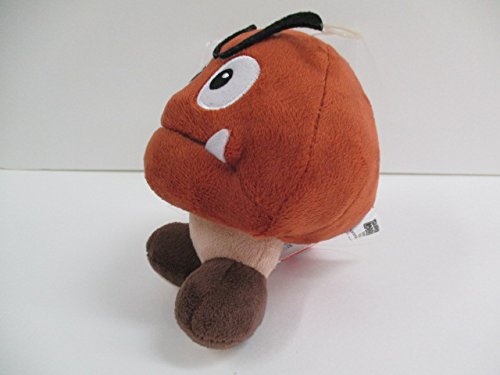 Sanei Super Mario All Star Collection 5" Goomba Plush, Small