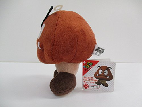 Sanei Super Mario All Star Collection 5" Goomba Plush, Small