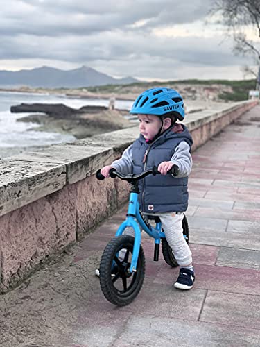 Sawyer - Casco Infantil Ajustable - Niños 2, 3, 4 y 5 Años (Azul)