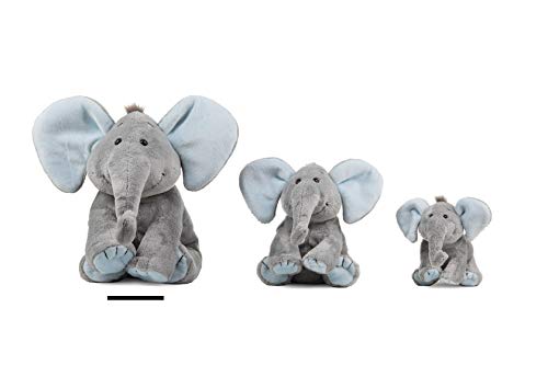 Schaffer Knuddel mich!-Sugarbaby Blue Elefante de Peluche, Color Azul, Größe L 30 cm (Rudolf Schaffer Collection 5183)