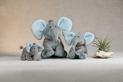 Schaffer Knuddel mich!-Sugarbaby Blue Elefante de Peluche, Color Azul, Größe L 30 cm (Rudolf Schaffer Collection 5183)