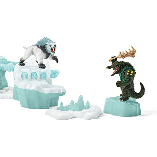 Schleich 42497 Eldrador Creatures play set - ataque a la fortaleza de hielo, juguetes a partir de 7 años