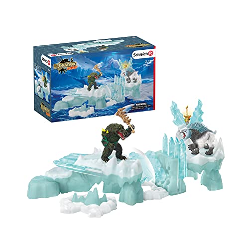 Schleich 42497 Eldrador Creatures play set - ataque a la fortaleza de hielo, juguetes a partir de 7 años