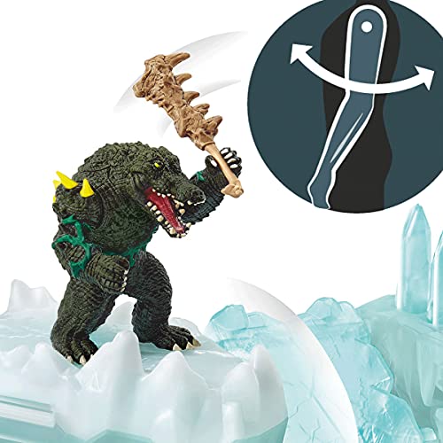 Schleich 42497 Eldrador Creatures play set - ataque a la fortaleza de hielo, juguetes a partir de 7 años