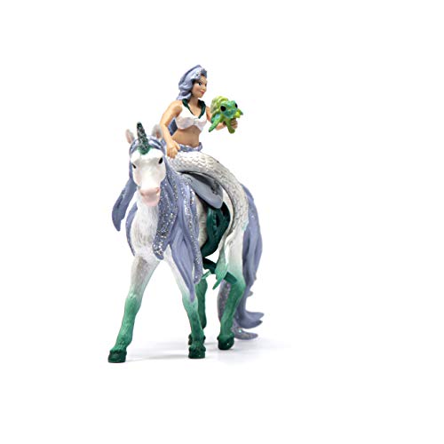 Schleich 42509 bayala play set - sirena en el mar unicornio, juguetes a partir de 5 años