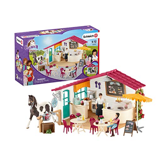 Schleich 42519 Horse Club play set - cafeteria para jinetes, juguetes a partir de 5 años