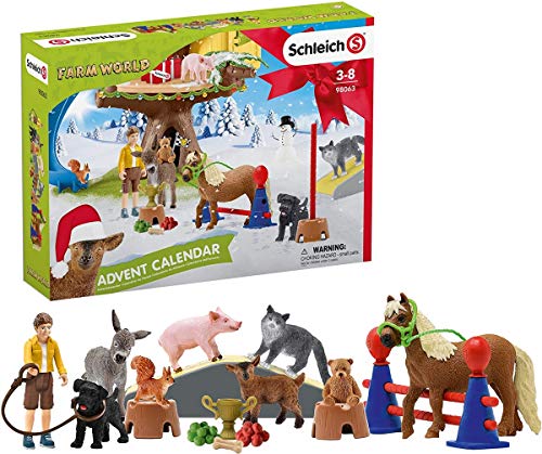 Schleich 98063 Play Set - Calendario de Adviento Farm World 2020 (Farm World)