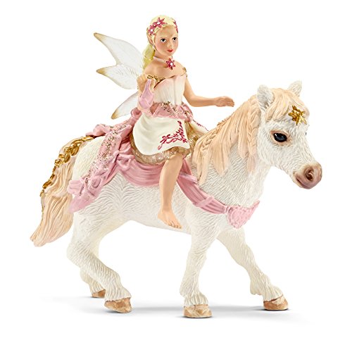 Schleich - Elfa Delicada como el Lirio, sobre Poni, Figura (70501)