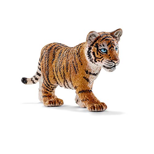 Schleich- Figura de Cachorro de Tigre, Colección Wild Life, 7 cm (14730)