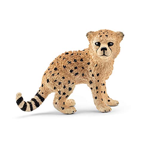 Schleich- Figura de Cría de Guepardo, Colección Wild Life, 4.5 cm (14747)