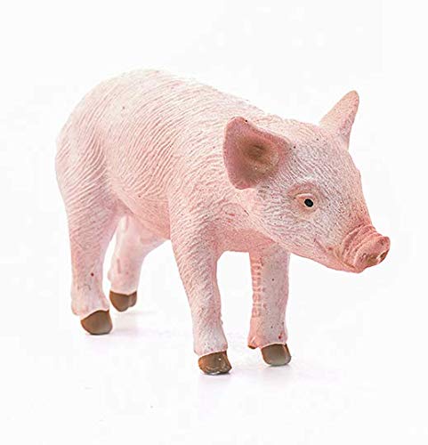 Schleich- Figura de Lechón de pie, Colección Farm World, Color Marron, 5.7 cm (13783)