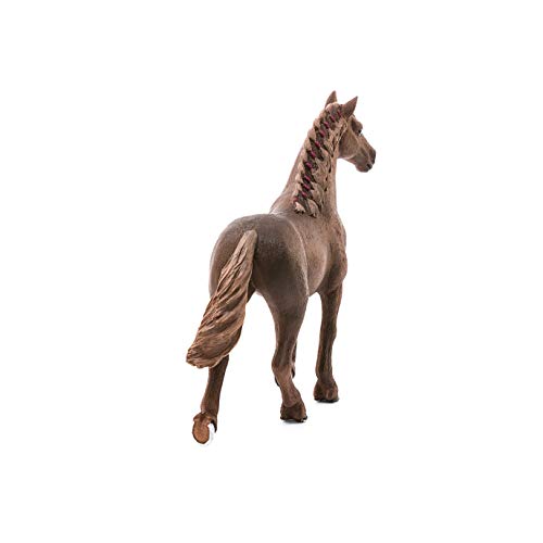 Schleich- Figura de Yegua Purasangre Inglesa, Color Marrón, 11,4cm