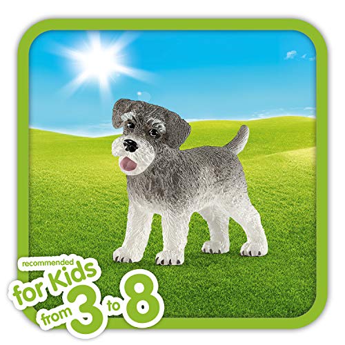 Schleich- Figura Perro Schnauzer, 3,80 cm.