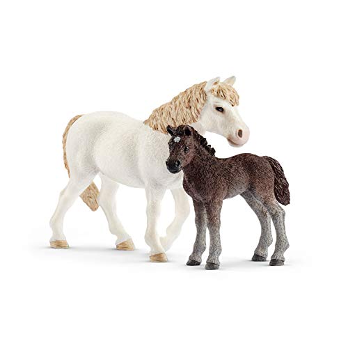 Schleich- Figuras de Yegua Potro Poni, Colección Horse Club (42423)