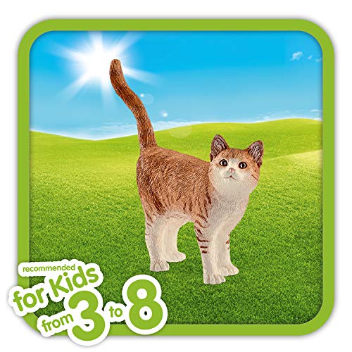 Schleich- Gato Figura, Multicolor (13836)