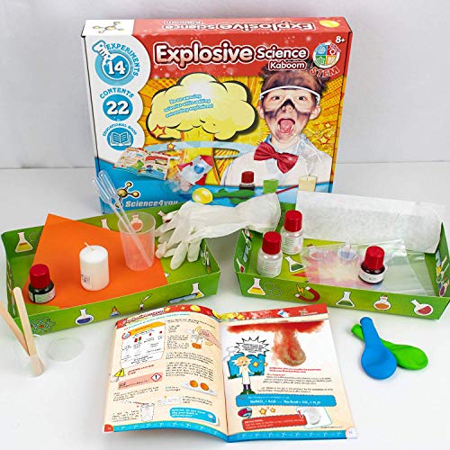 Science 4 You SY612853.0035 kit de experimentos educativos de ciencia explosiva para niños mayores de 8 años, multi , color/modelo surtido