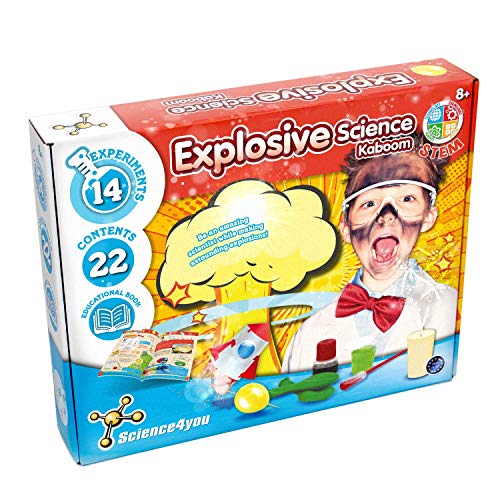 Science 4 You SY612853.0035 kit de experimentos educativos de ciencia explosiva para niños mayores de 8 años, multi , color/modelo surtido