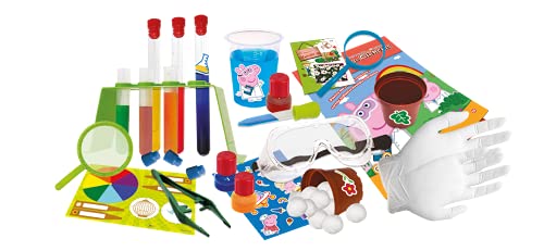 SCIENCE FOR YOU- Juego Kit DE Ciencias DE Peppa Pig con 26 EXPERIMENTOS, Multicolor (80003057)