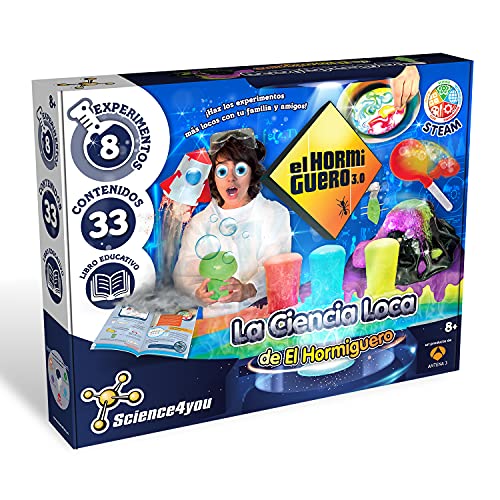 SCIENCE FOR YOU- Juego LA Ciencia Loca DE EL Hormiguero con 8 EXPERIMENTOS, Multicolor (80003081)