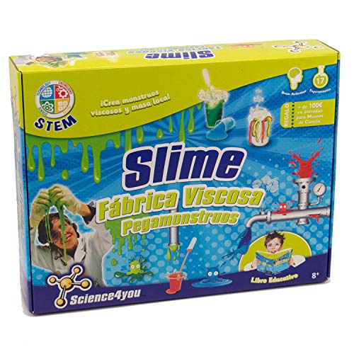 Science4you Fábrica de los pegamonstruos - Slime - Juguete científico y educativo