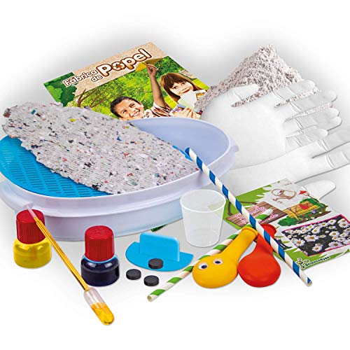 Science4you-Fábrica de Papel – Juegos y Juguetes Cientifico Incluye 12+ Experimentos y Libro Educativo-Regalo Original Niñas +6 Años, Multicolor (80002251)